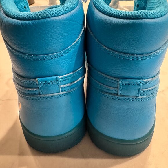 Air JORDAN NIKE 1 Retro High OG G8RD Gatorade Blue Lagoon shoes Men's 10 2017 - Picture 4 of 6